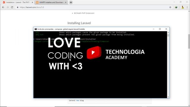 Laravel installation | شرح كيفية تنزيل وتنصيب لارافيل смотреть онлайн