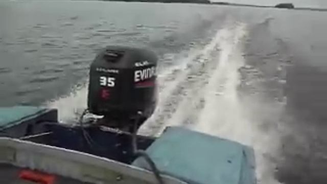 Progress-2М Soviet Boat + Evinrude-35 ELAN (after A Complete Overhaul Of The Engine And Ignition)