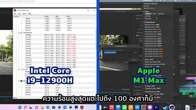 Apple M1 Max ปะทะ Core-i9 Gen 12 ใครจะสุดกว่ากัน ? beartai Battle смотреть онлайн