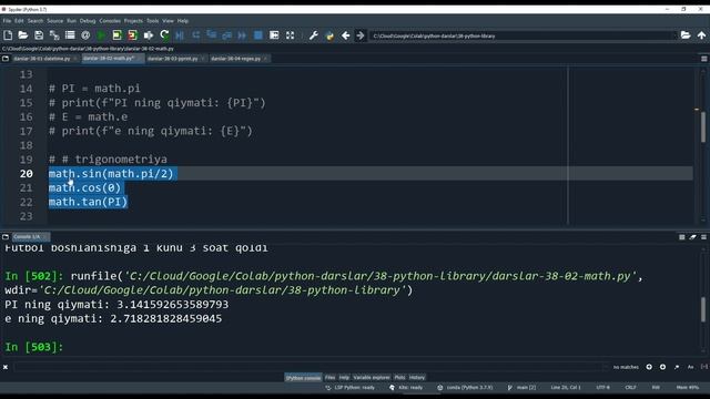 #38 Python Darslari | Python Standart Kutubxonasi смотреть онлайн