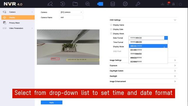 How to Configure OSD on NVR GUI 4.0 смотреть онлайн