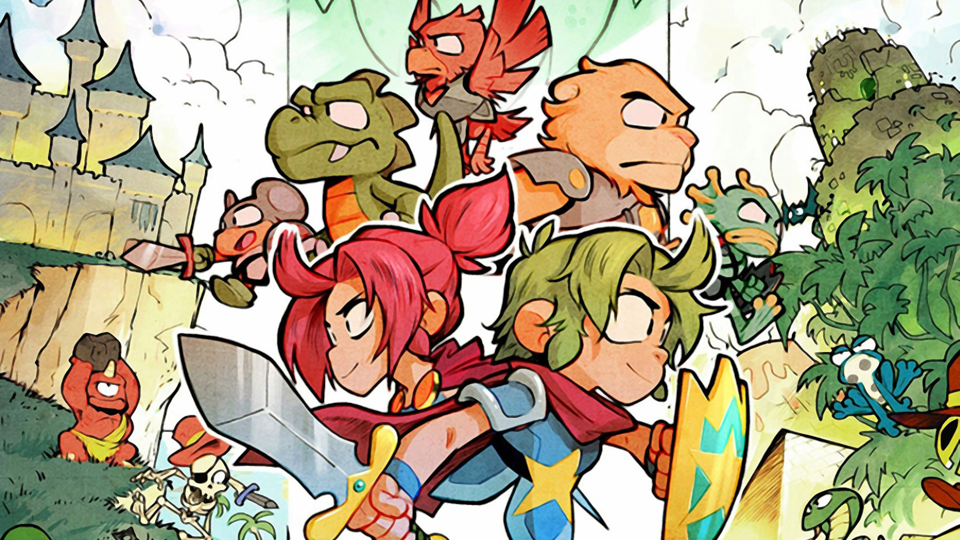 Wonder Boy: The Dragon's Trap ( старое ретро по новому) смотреть онлайн