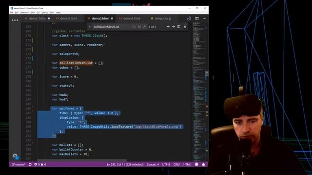 TeleportVR Tutorial for WebVR and THREEJS Projects смотреть онлайн