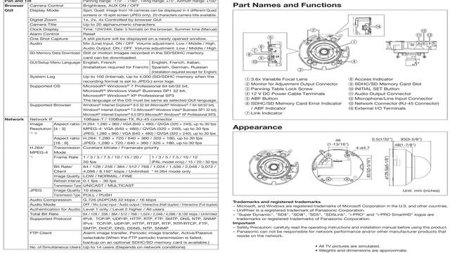 Panasonic WV-SF336 Network Camera: Videoture смотреть онлайн