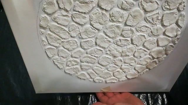 Объёмное ПАННО на холсте из шпатлевки своими руками. Home Decor, DIY. смотреть онлайн