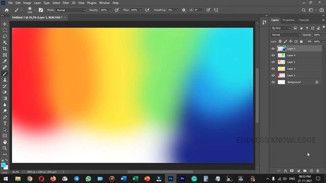 How to Create Colorful Background in Photoshop in Tamil смотреть онлайн