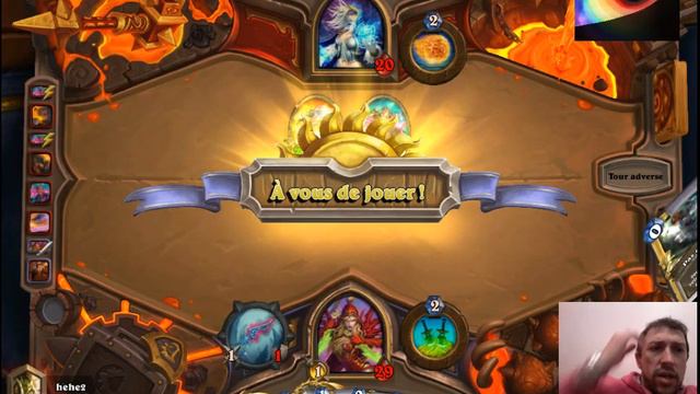 [ REPLAY ] Découverte de HearthStone - 100 - Voleur N'Zoth Reno / Short session / "Agonie Reno" смотреть онлайн