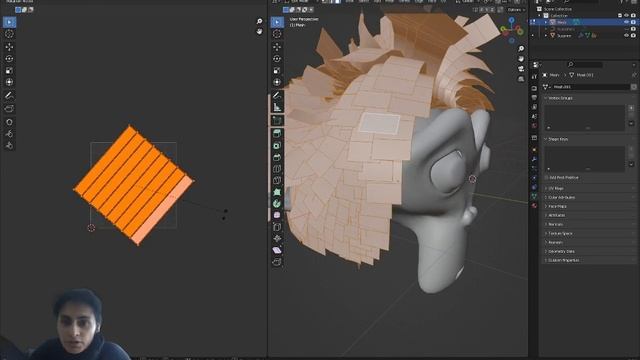 Blender 3.3 Hair to Hair Cards for Games смотреть онлайн