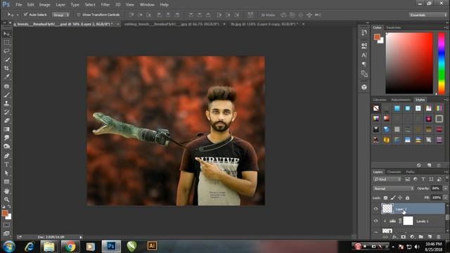 Photoshop cs6 creative snake Photoshop manipulation tutorial - Photoshop tutorial step by step смотреть онлайн