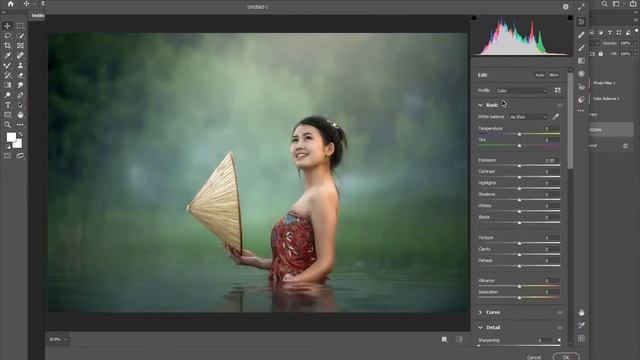 Outdoor Portrait Retouching with Photoshop New Version, ZEESHAN EDIT,X смотреть онлайн