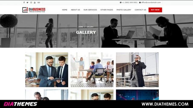 Dia premium Business Wordpress theme - Corporate Wordpress Theme смотреть онлайн