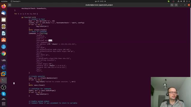 golang: (concurrent/parallel) Network Automation using SSH pt.2 смотреть онлайн