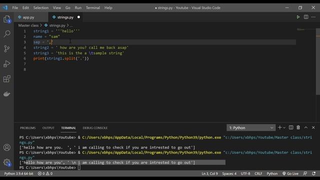 Strings in python | Python tutorial #17 смотреть онлайн