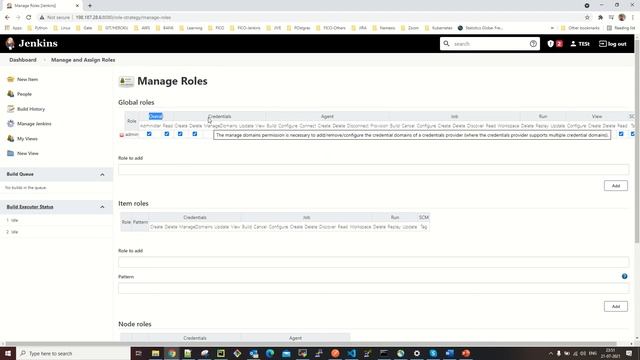 Roles based authorization to User in Jenkins using Docker смотреть онлайн
