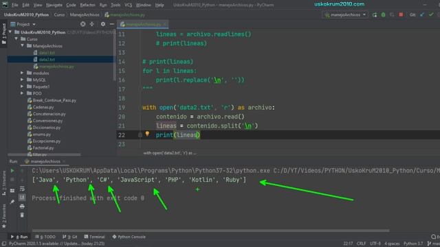 Manejo de Archivos ? | Modos de apertura: Lectura, Escritura, Adjuntar ✅ | Curso Python 3 ? # 60 смотреть онлайн