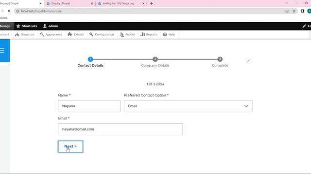 Webform Sending Email In Drupal 10-  Section 8 | Drupal Tutorial #15