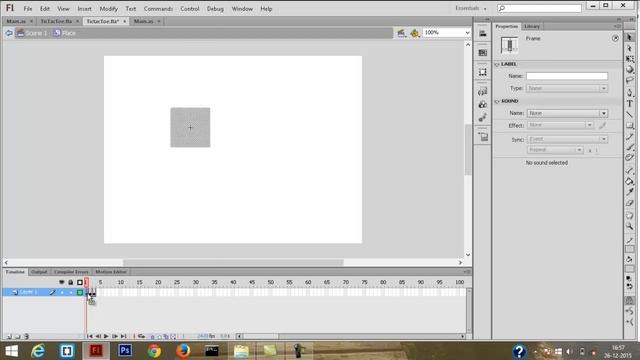 How to make a game like Tic Tac Toe in flash ( AS3 ) part 1 смотреть онлайн