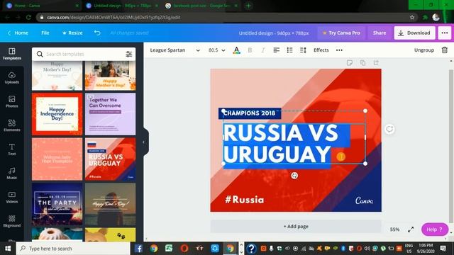 How to design Social Media Post Free from Canva | Facebook , Instagram | Qasim Tech смотреть онлайн