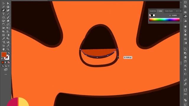 Adobe Illustrator Tutorial | Create a Vector pumpkin from Sketch смотреть онлайн