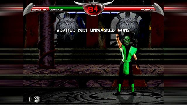 Mortal Kombat Chaotic - MK1 Unmasked Reptile
