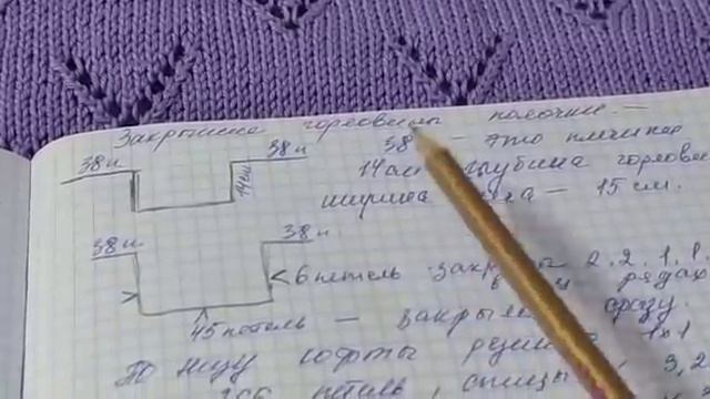 Кофточка спицами" Сиреневая мечта" . смотреть онлайн