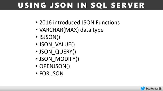 "New SQL Server Features for Developers" By Hasan Savran смотреть онлайн