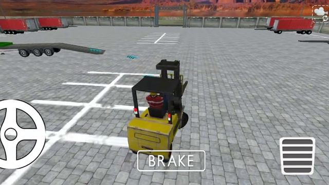 forklift driver game Excavator Construction truck driving Cargo simulator android Gameplay смотреть онлайн
