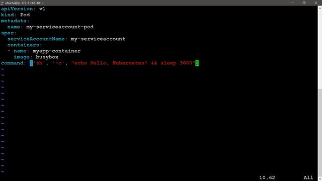 23 Service accounts in Kubernetes смотреть онлайн