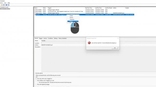 fix: - windows script host - can not find script file c:\users\default\links\plugins.js