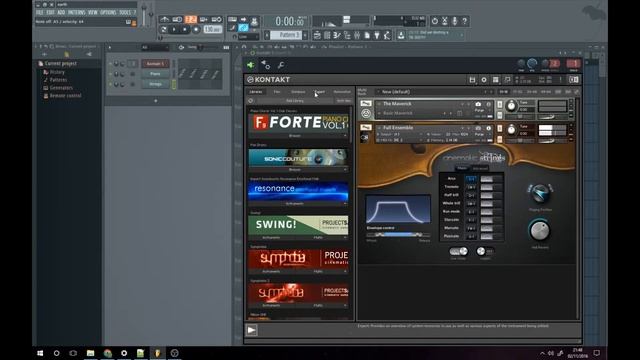 FL Studio 12 - Kontakt - Instrument Focus - Auto Select Linked Modules смотреть онлайн