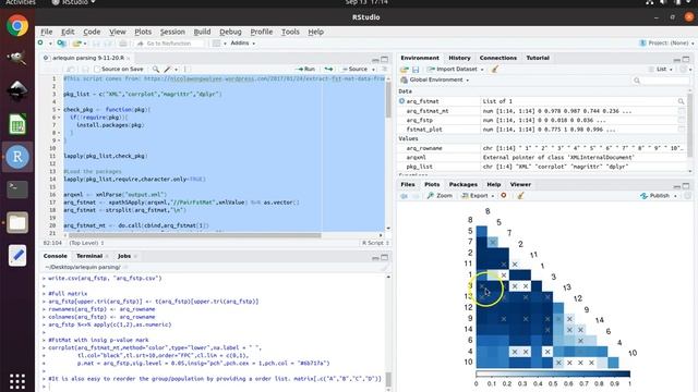 How to extract the pairwise FST information from an Arlequin AMOVA and make a graph смотреть онлайн
