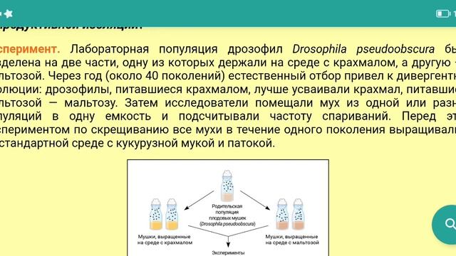 Эксперимент №36 из Campbell для ЕГЭ - Аллопатрическое видообразование смотреть онлайн