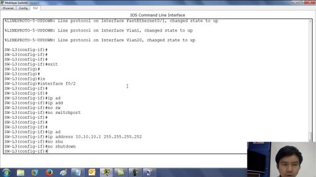 สอนการ Config Switch Layer 3 CISCO โดย Mr.Jodoi- ตอนที่ 1 смотреть онлайн