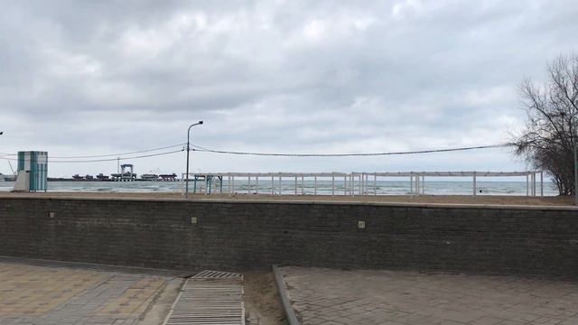 Анапа 4 апреля 2022 г. Чёрное море Центральный пляж Anapa Russia Black Sea смотреть онлайн