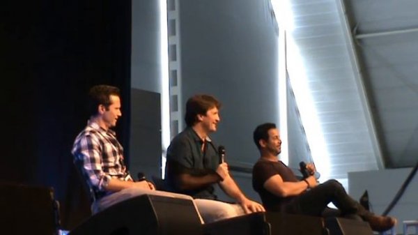 Comic Con Germany. Nathan Fillion, Seamus Dever, Jon Huertas - Part 1