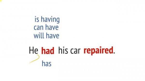 Объяснение have smth done (каузатив)