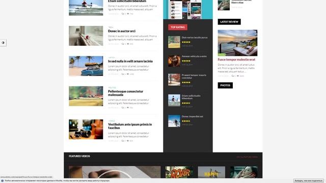 Focus News and Magazine Wordpress Theme смотреть онлайн