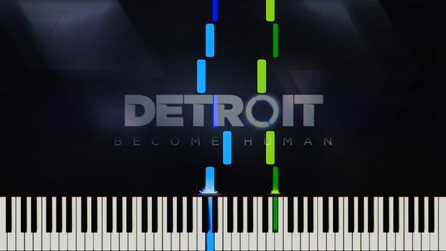 Connor Main Theme - Detroit: Become Human OST (Piano Tutorial) смотреть онлайн