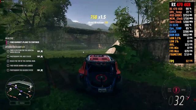 Forza Horizon 5 - RX 470 4GB - i5 3570 - All Setting - 1080p no internet game смотреть онлайн