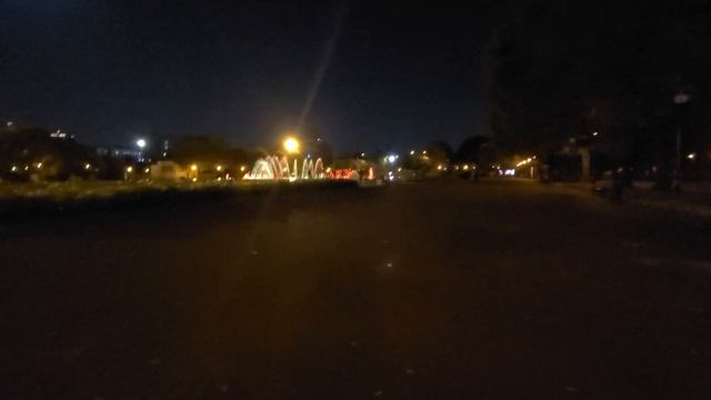 Вечер в парке Горького