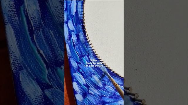 canvas painting with string art #sea #sun #theme #meditation #artwork смотреть онлайн