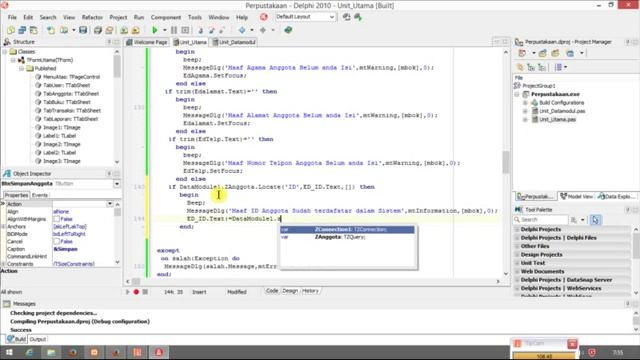 Delphi Tutorial - Creating Library Application with Delphi Database (Step 1) смотреть онлайн