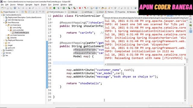 Spring Framework tutorial | HTML form handling in Spring MVC | @RequestParam explained | LEC 23 смотреть онлайн