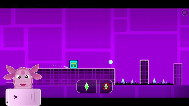 Лунтик играет в Geometry Dash - Часть 1 - Stereo Madness смотреть онлайн