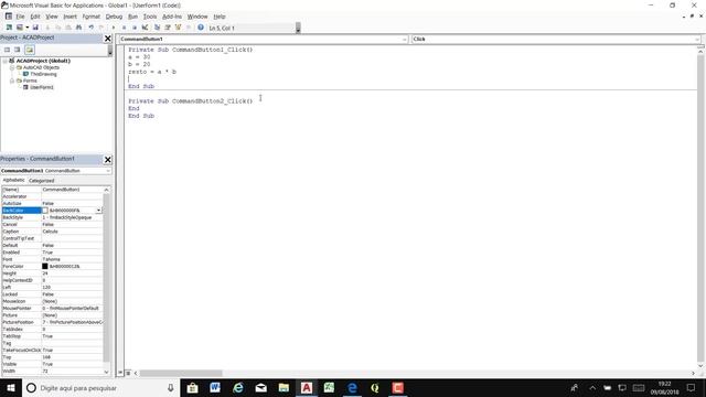 VARIAVEIS NO VBA смотреть онлайн