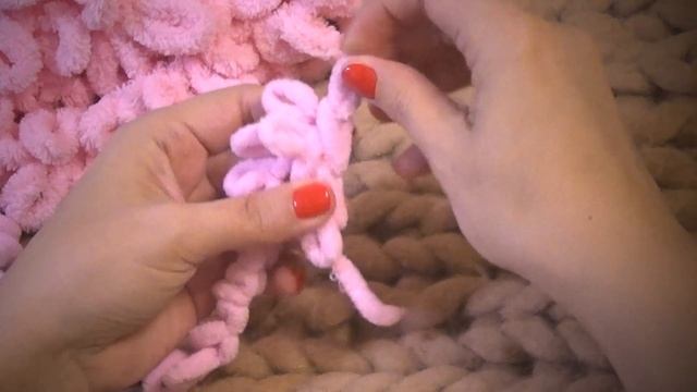 Вяжем руками. Двойная цепочка. Пряжа Ализе Пуффи ( Файн, Фур) Alize Puffy ,Koala Baby смотреть онлайн