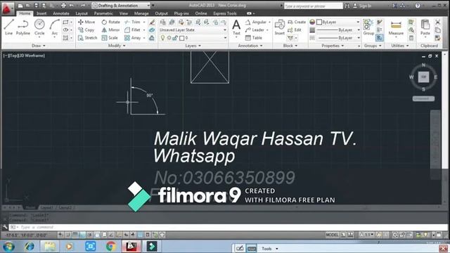 AutoCad 2013 complete course tutorial ( Rotate):Urdu Hindi #31 смотреть онлайн