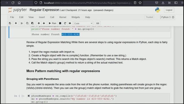 12 Regular Expressions in python programming смотреть онлайн