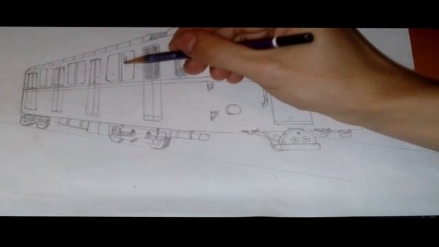 КАК НАРИСОВАТЬ МЕТРО ͡° ͜ʖ ͡° ВАГОН ТИПА-Д [TIMELAPSE] смотреть онлайн
