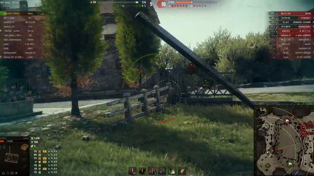 Мир танков, танк Valiant, карта Провинция, 3000 урона, 7 фрагов